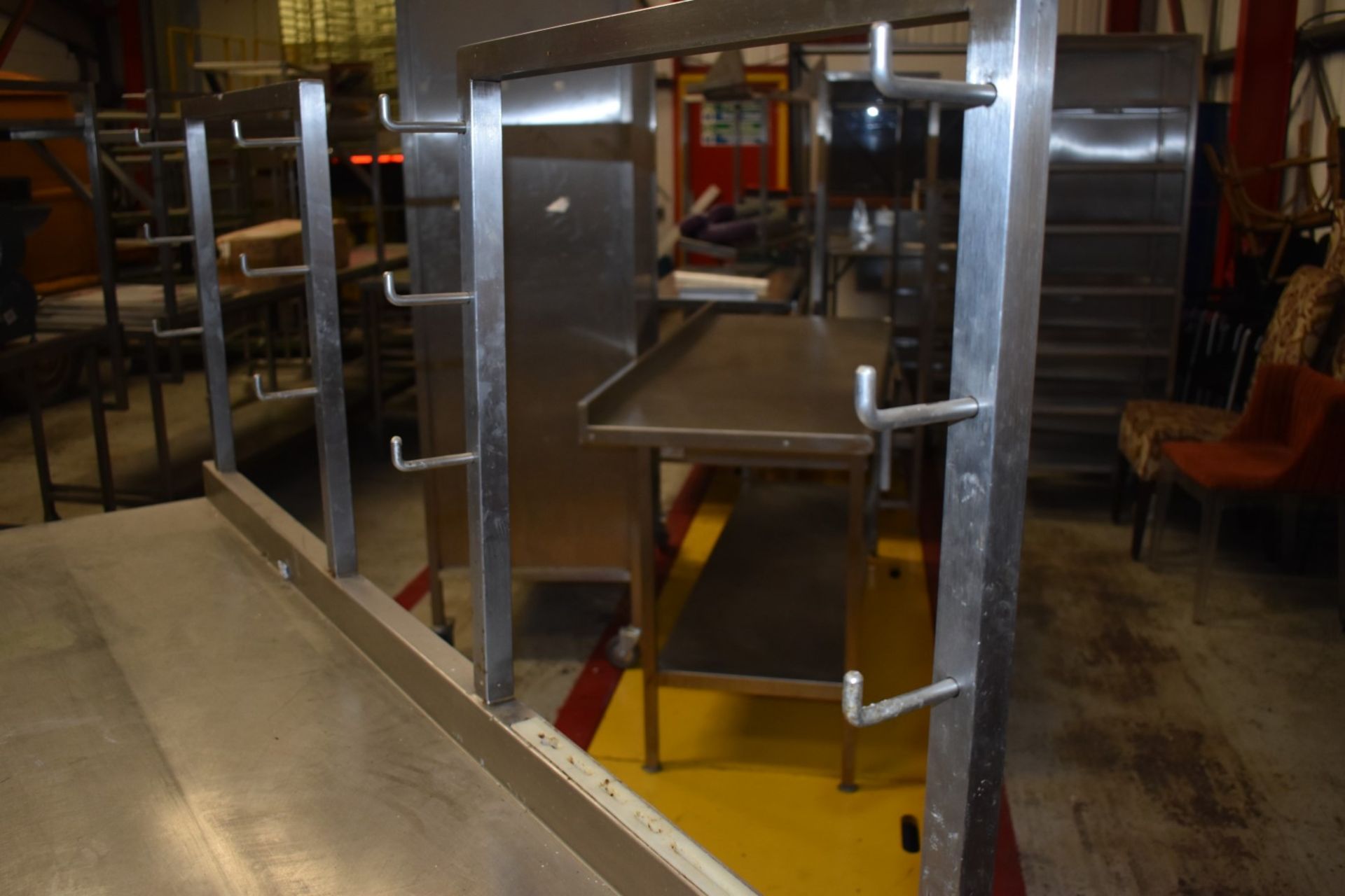 1 x Stainless Steel Prep Bench For Baguette Preparation - Width 180 x Depth 60 cms - CL626 - Ref - Image 5 of 5