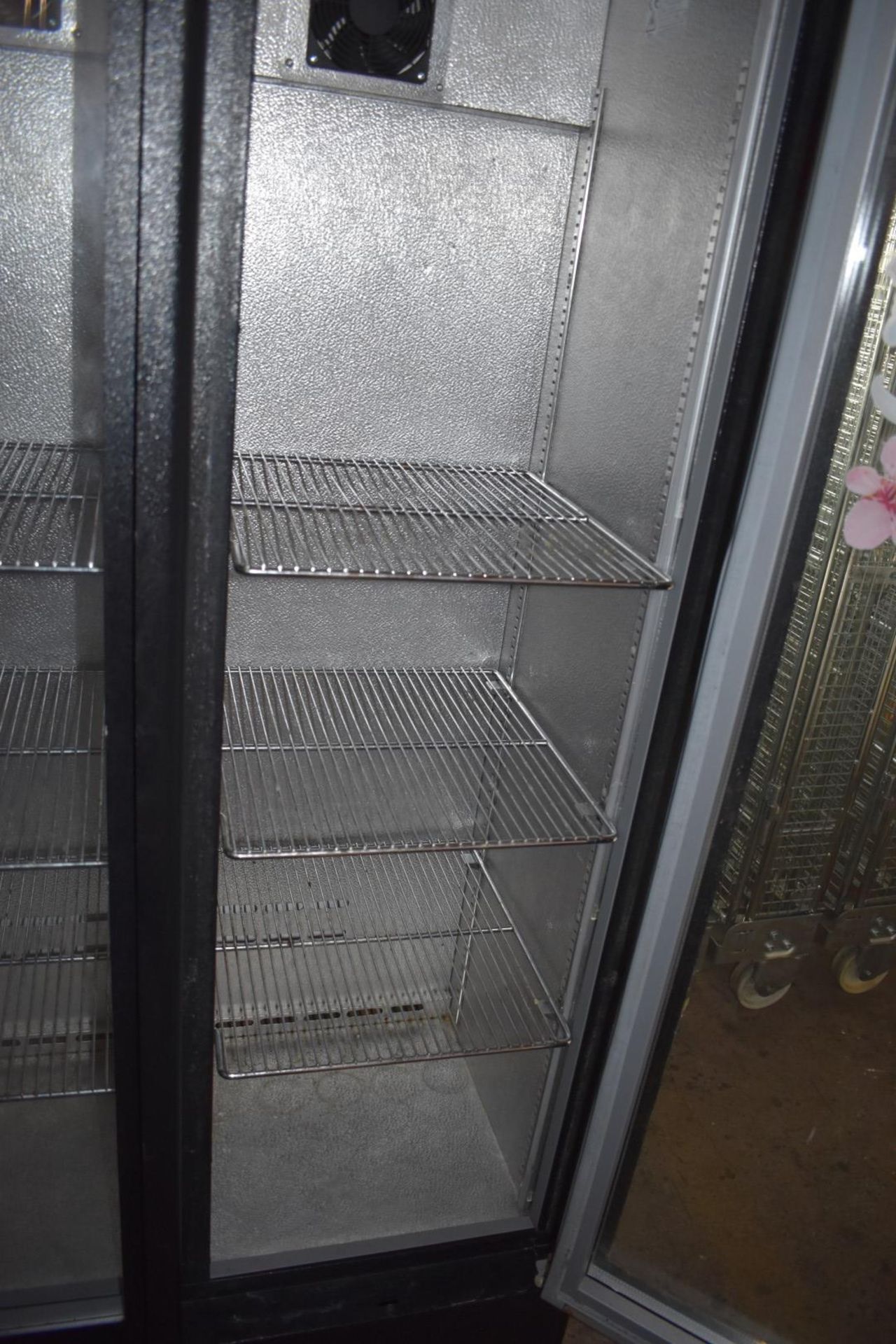 1 x Osborne 350E Two Door Upright Display Drinks Chiller - CL011 - Ref 167 WH3 - Location: - Image 4 of 5