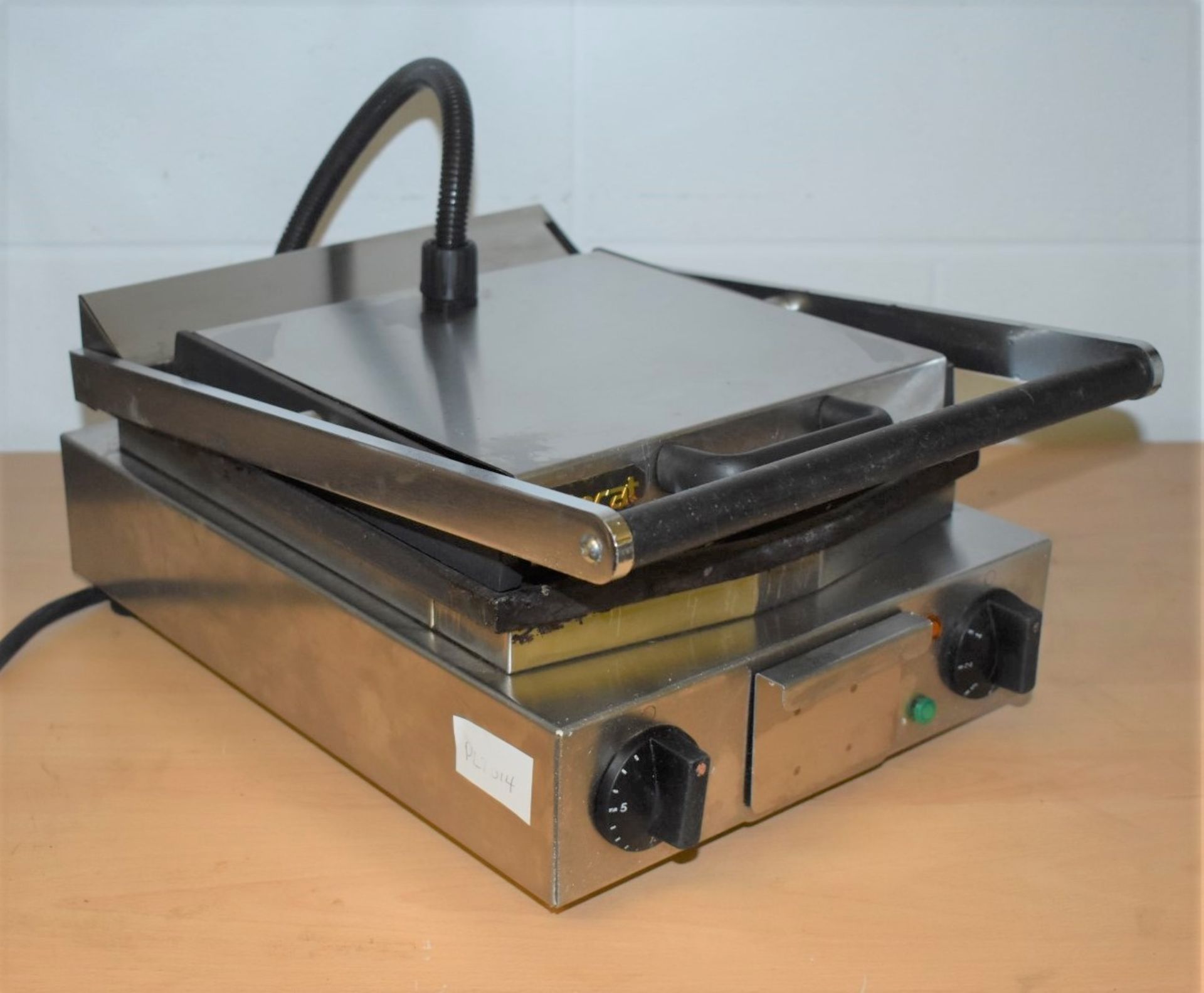 1 x Lincat Lynx 400 Electric Counter-top Single Contact Grill - Model LPS/S - Smooth Upper & Lower - - Image 2 of 5
