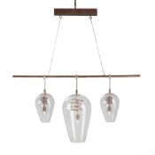 1 x Sonder Living Brando Chandelier Featuring Parabolic Pendant Lights - New Boxed Stock - Ref: