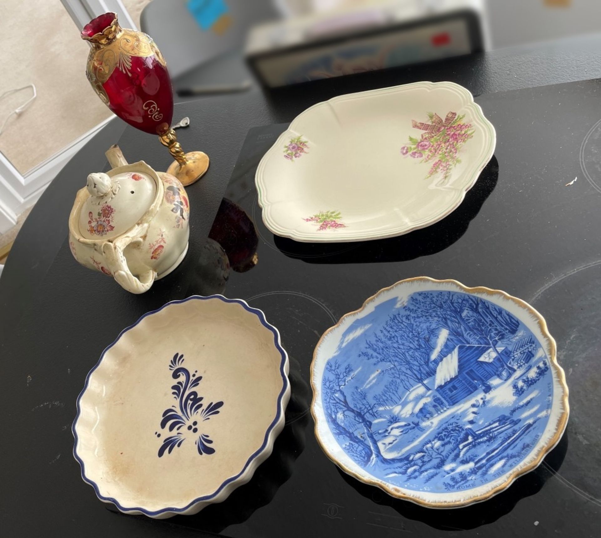 5 x Assorted Items Of Antique / Vintage Tableware  - From An Exclusive Property In Leeds - No VAT on