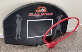 1 x SLAM STARS Basketball Wall Mounted Practice Hoop - From An Exclusive Property In Leeds - No VAT