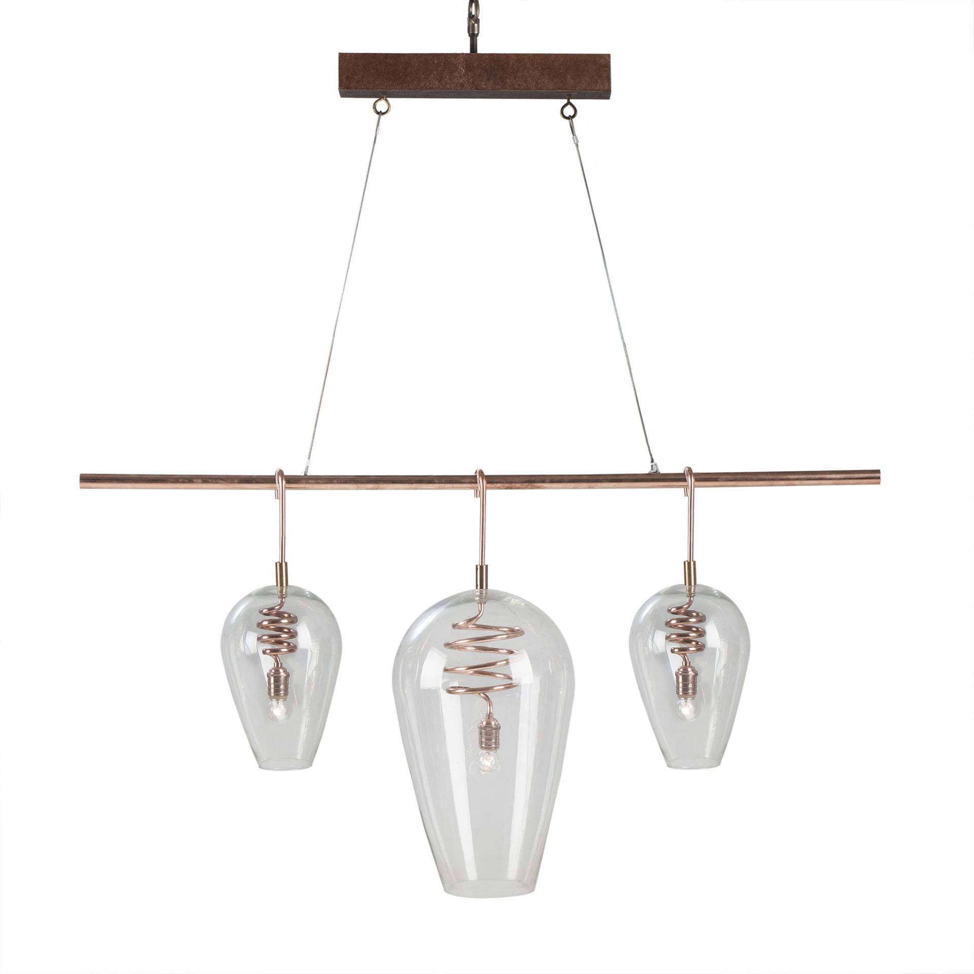 1 x Sonder Living Brando Chandelier Featuring Parabolic Pendant Lights - New Boxed Stock - Ref: