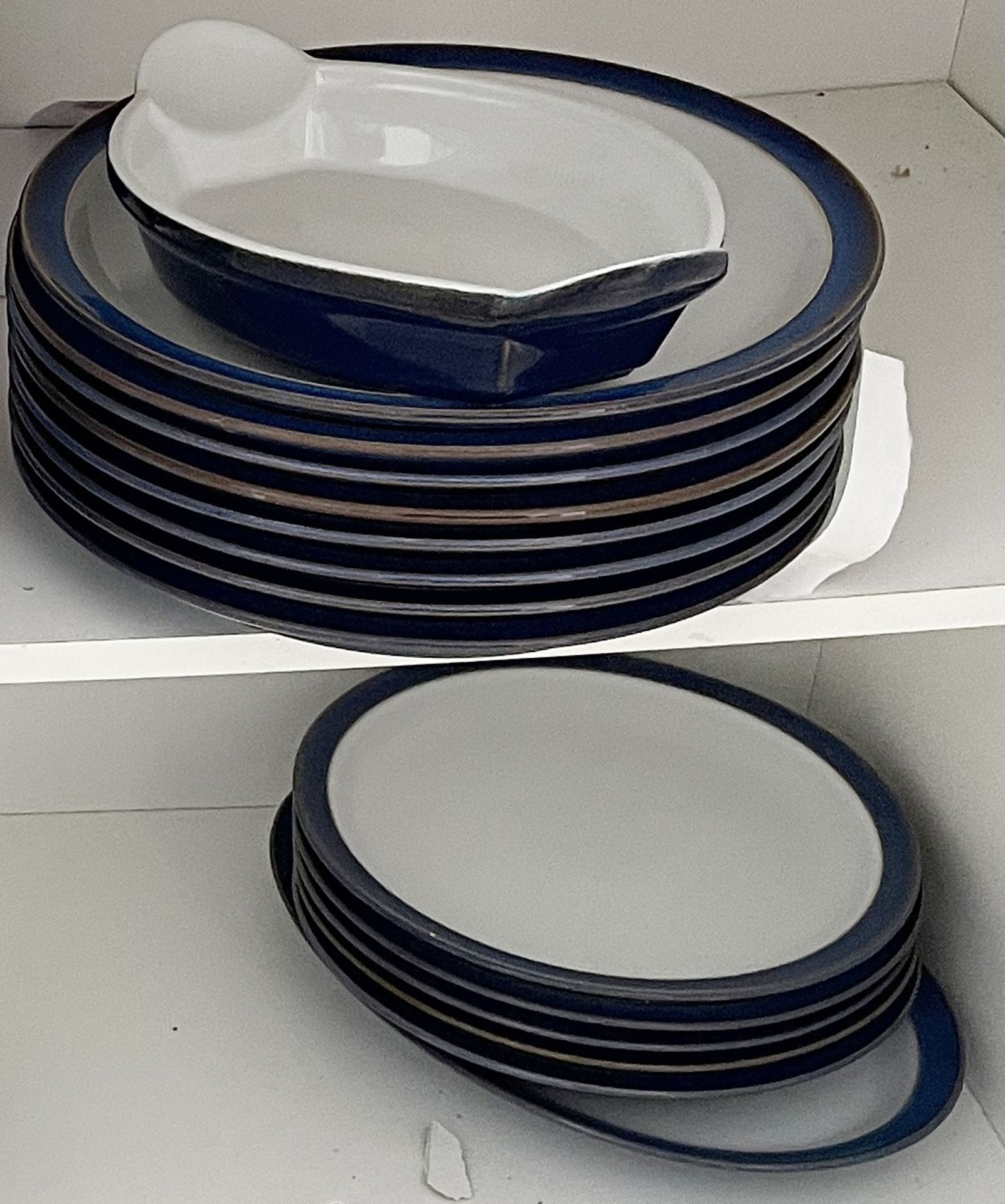 60 x Pieces Of Assorted Premium DENBY Imperial Blue Crockery Tableware - From An Exclusive - Image 3 of 3