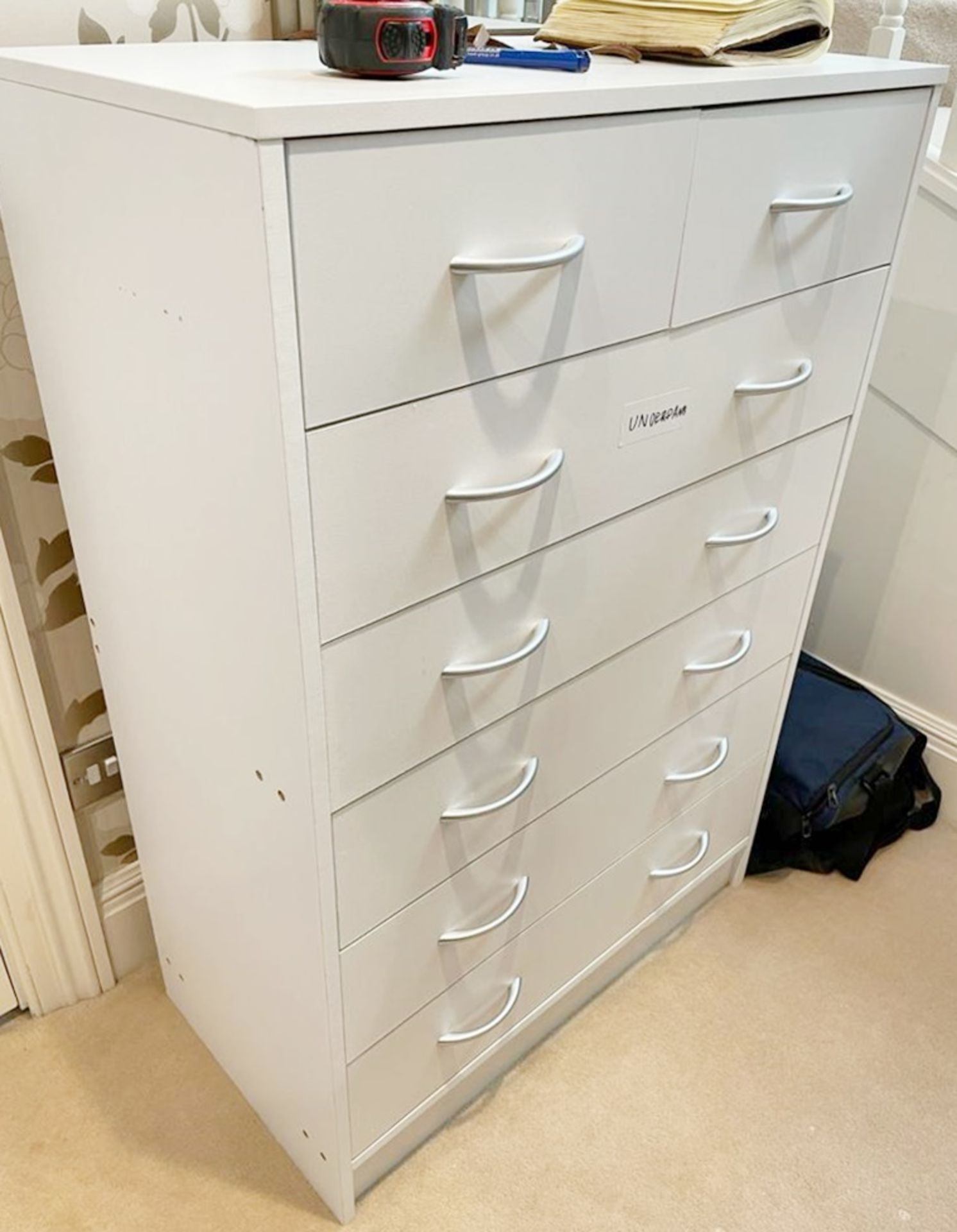 1 x Bedroom Furniture Set of Include Two Chest of Drawers, Two Bedside Tables, Small Drawer Unit and