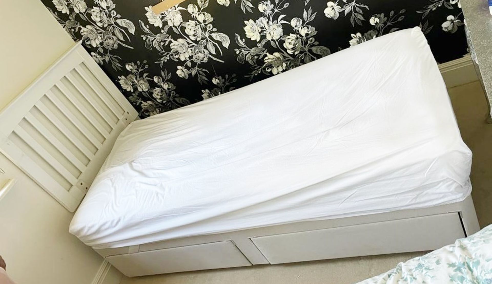 1 x Single Divan Bed With John Lewis Mattress, Headboard and Underbed Storage - CL650 - NO VAT ON TH - Image 2 of 5