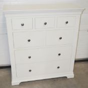 1 x Tall Drawer Unit In Cream - From An Exclusive Property In Hale Barns - Dimensions: 105 x 42 x