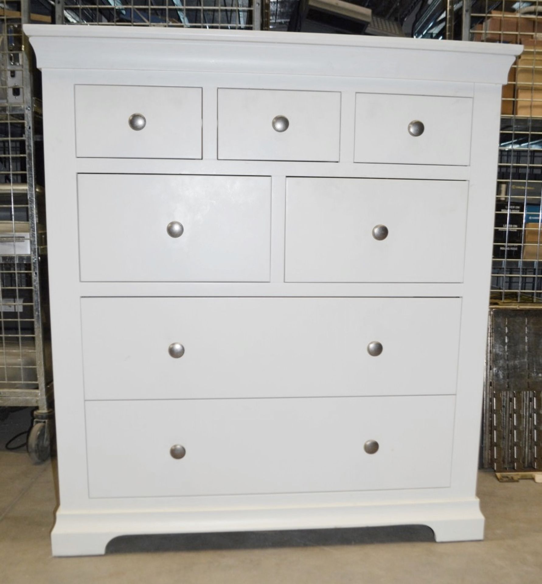 1 x Tall Drawer Unit In Cream - From An Exclusive Property In Hale Barns - Dimensions: 105 x 42 x