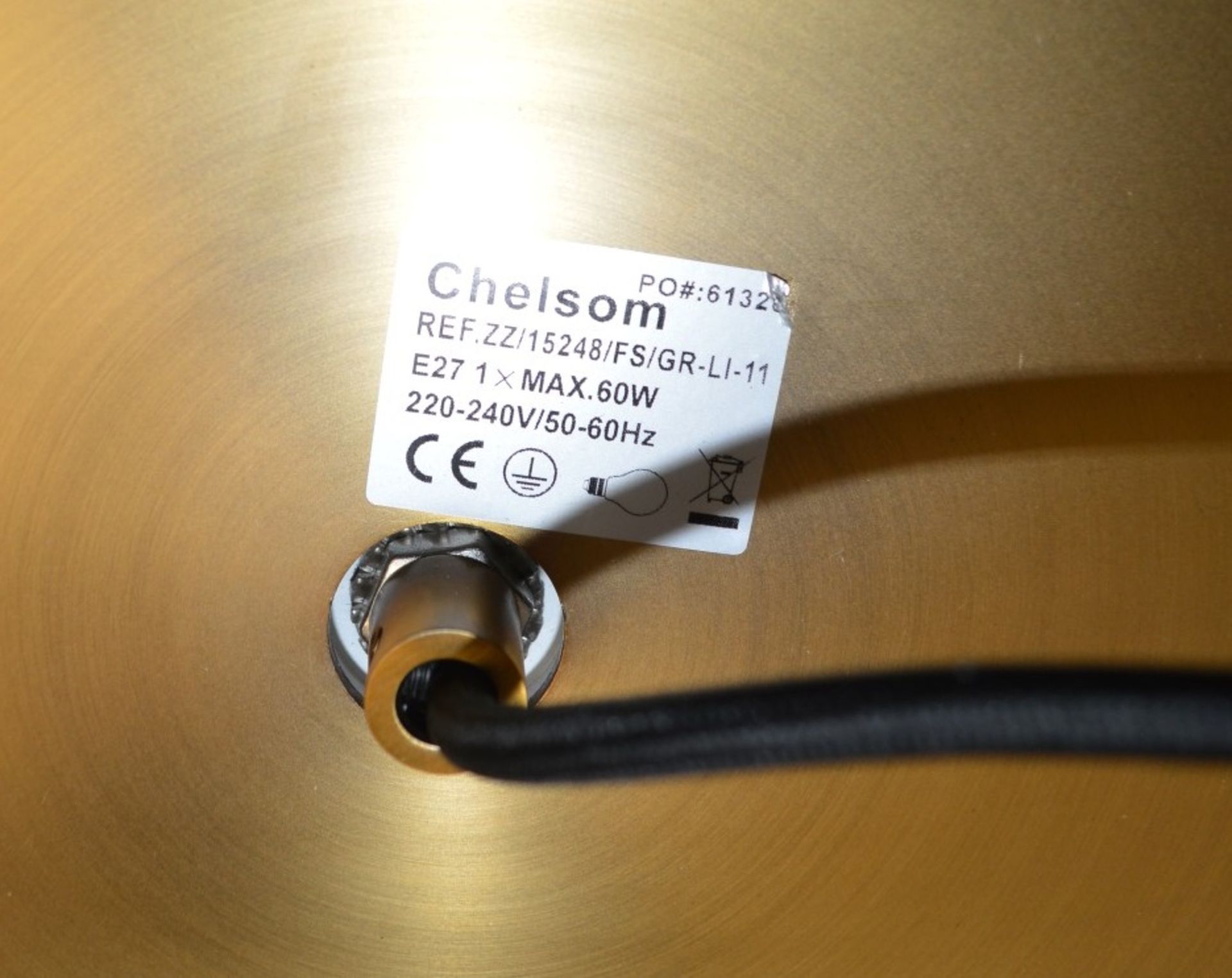 1 x CHELSOM Freestanding Lamp With Table And A Black Shade - Unused Boxed Stock - Dimensions: H143cm - Image 15 of 16