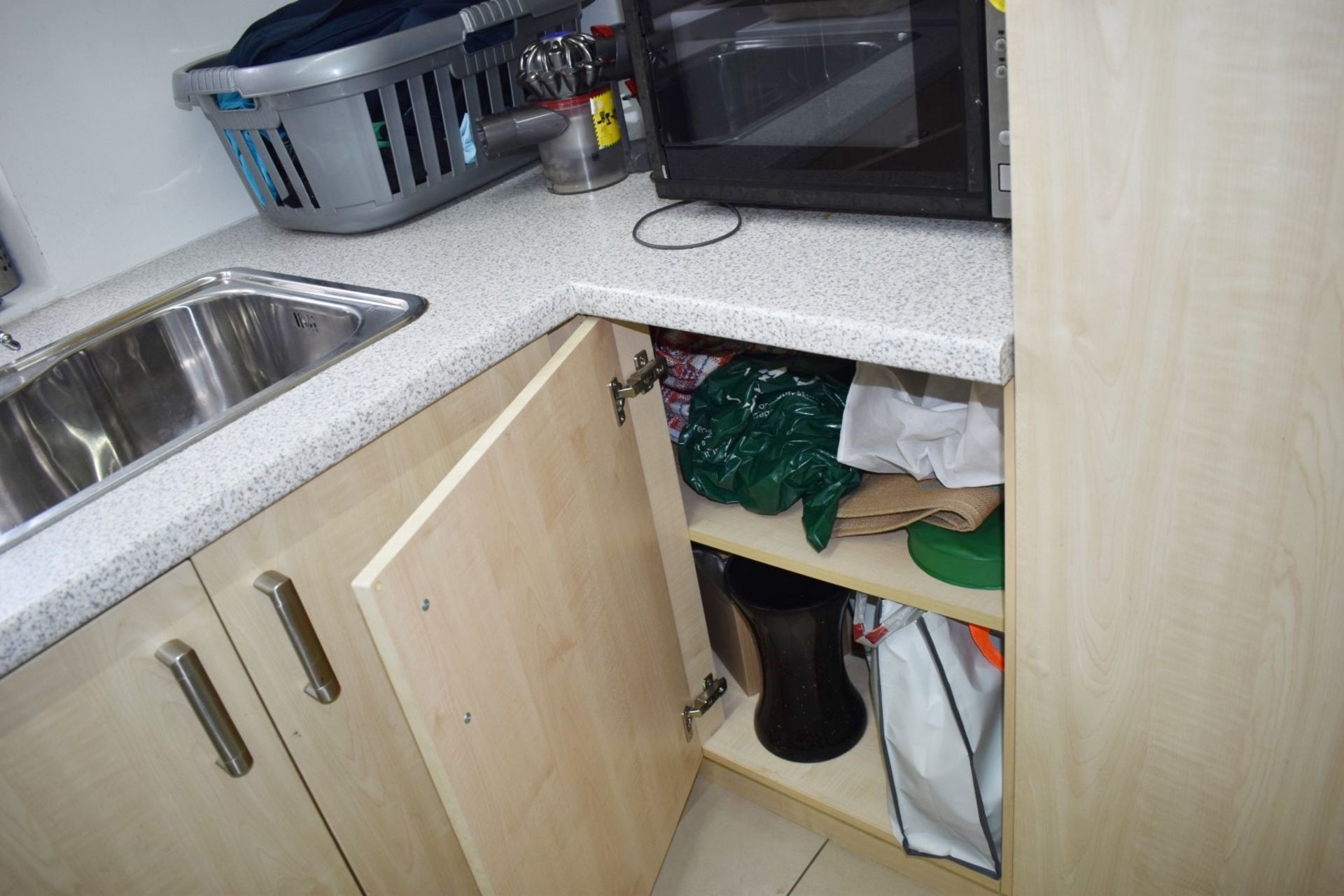 1 x Kitchen Utility Room - Features Birch Cabinet Doors, Sink Basin With Mixer Tap, Larder Unit - Image 5 of 13