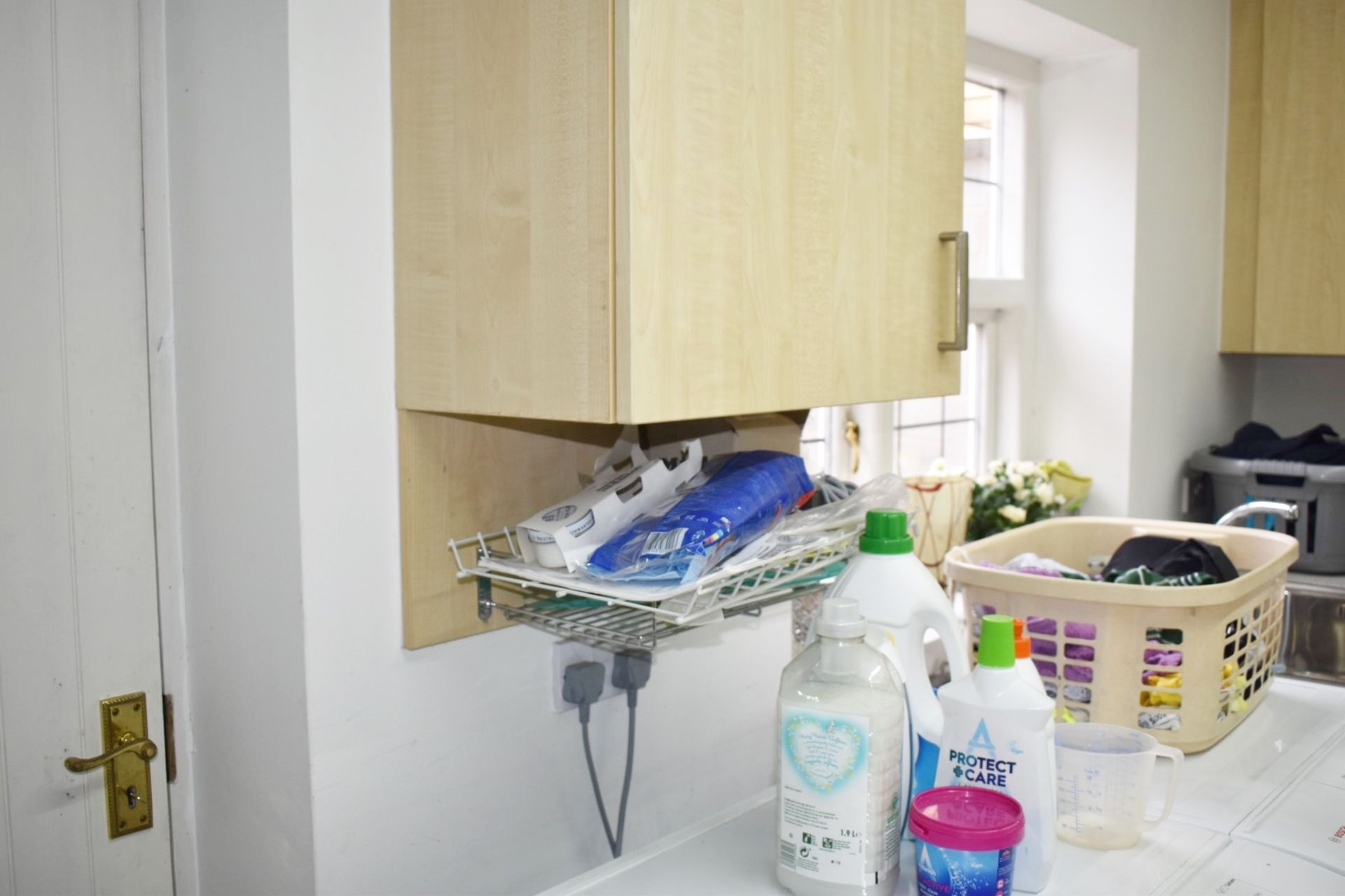 1 x Kitchen Utility Room - Features Birch Cabinet Doors, Sink Basin With Mixer Tap, Larder Unit - Image 12 of 13