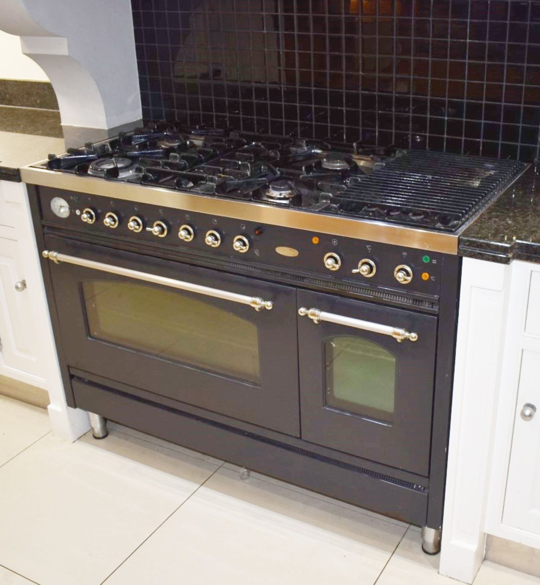 1 x Solid Wood Hand Painted Fitted Kitchen With Contemporary Island and Granite Worktops - - Image 19 of 57