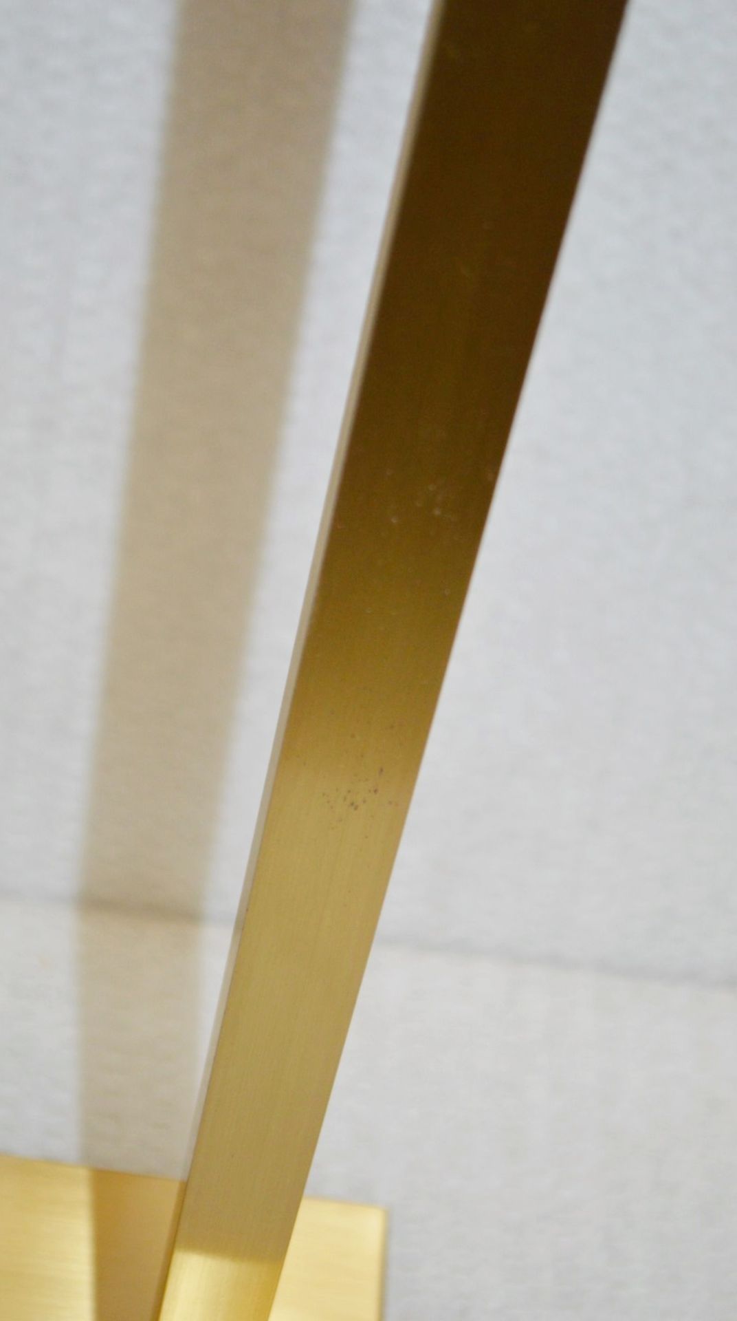 1 x CHELSOM Freestanding Floor Lamp In A Brushed Brass Finish - Unused Boxed Stock - Dimensions: - Image 12 of 16