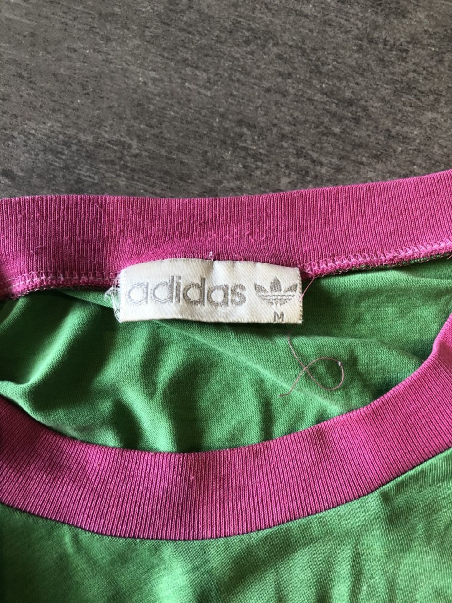 1 x Men's Genuine Adidas T-Shirt In Green - Size (EU/UK): M/M - Preowned - Ref: JS157 - NO VAT ON - Image 7 of 7