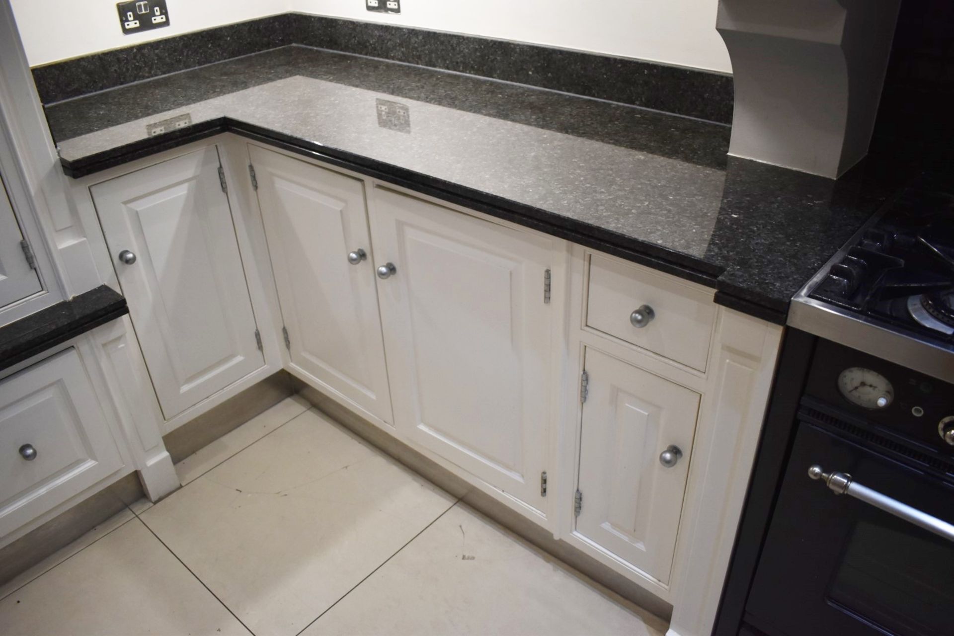 1 x Solid Wood Hand Painted Fitted Kitchen With Contemporary Island and Granite Worktops - - Image 25 of 57