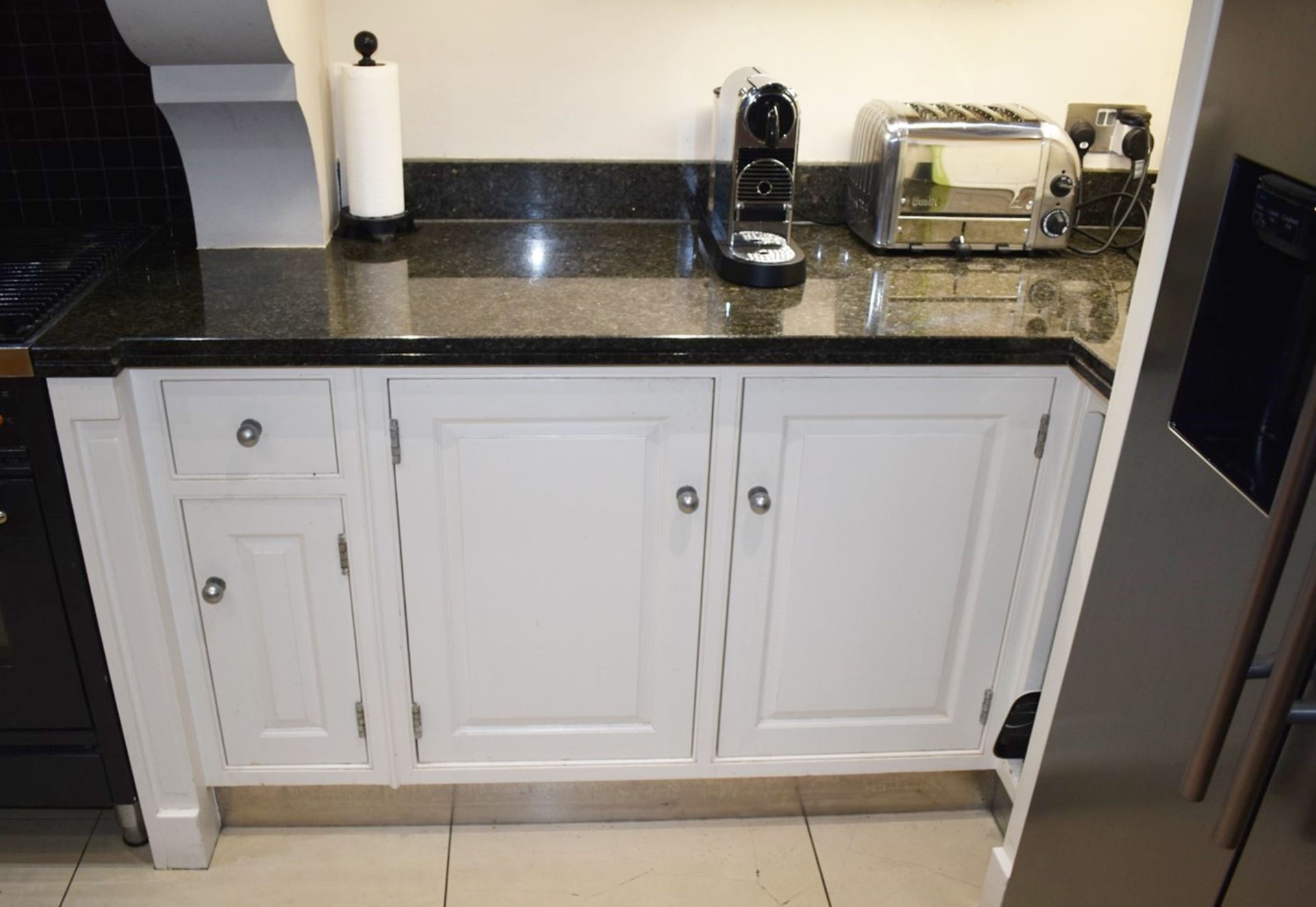 1 x Solid Wood Hand Painted Fitted Kitchen With Contemporary Island and Granite Worktops - - Image 22 of 57