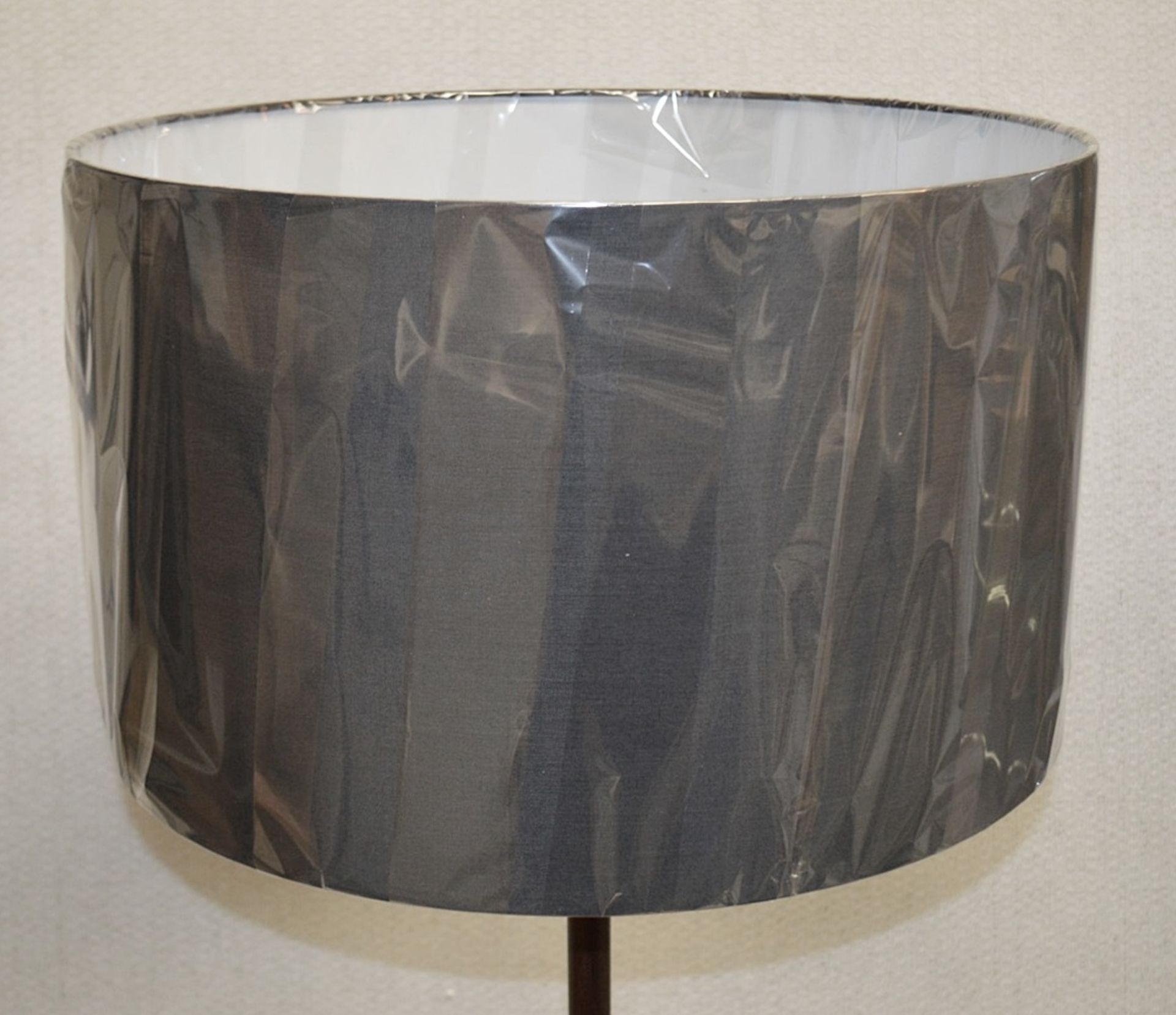 1 x CHELSOM Freestanding Lamp With Table And A Black Shade - Unused Boxed Stock - Dimensions: H143cm - Image 5 of 16