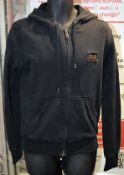 1 x Men's Genuine Dolce & Gabbana Zip Hoodie In Black - Size: 46 - Preowned In Very Good