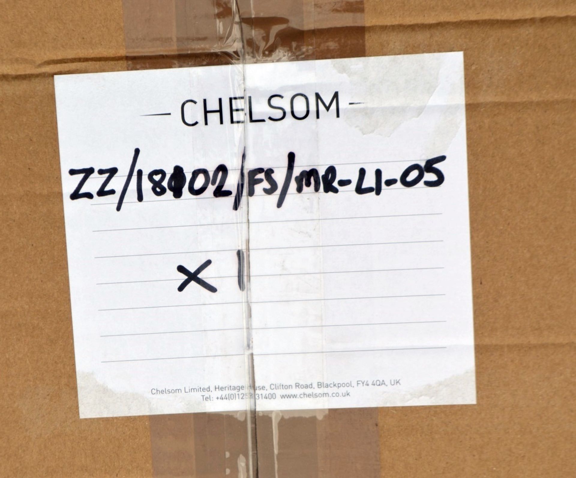 1 x CHELSOM Floorstanding Lamp With A Scalloped Metal Shade In A Brass Finish - Unused Boxed Stock - - Image 8 of 8