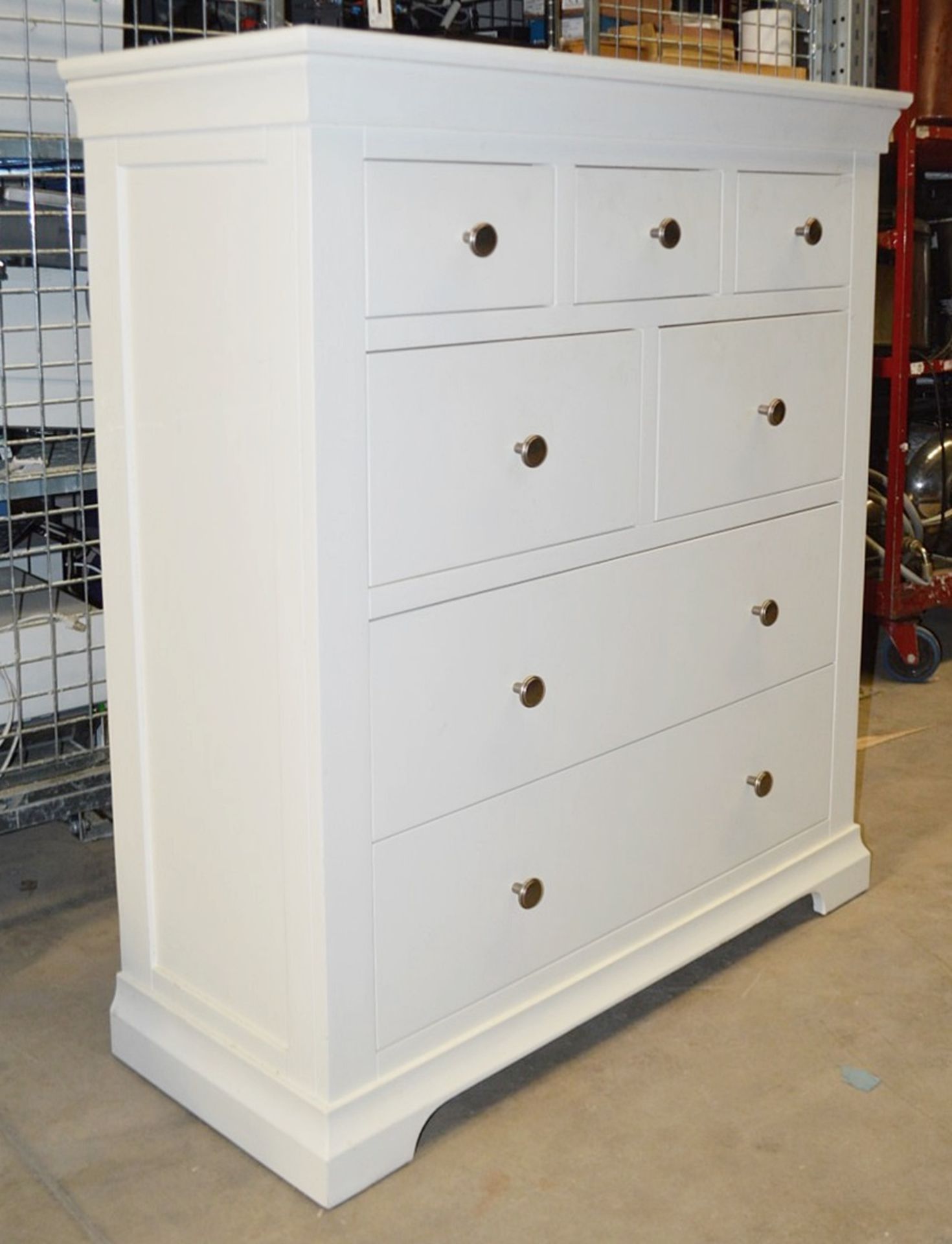 1 x Tall Drawer Unit In Cream - From An Exclusive Property In Hale Barns - Dimensions: 105 x 42 x - Image 2 of 6
