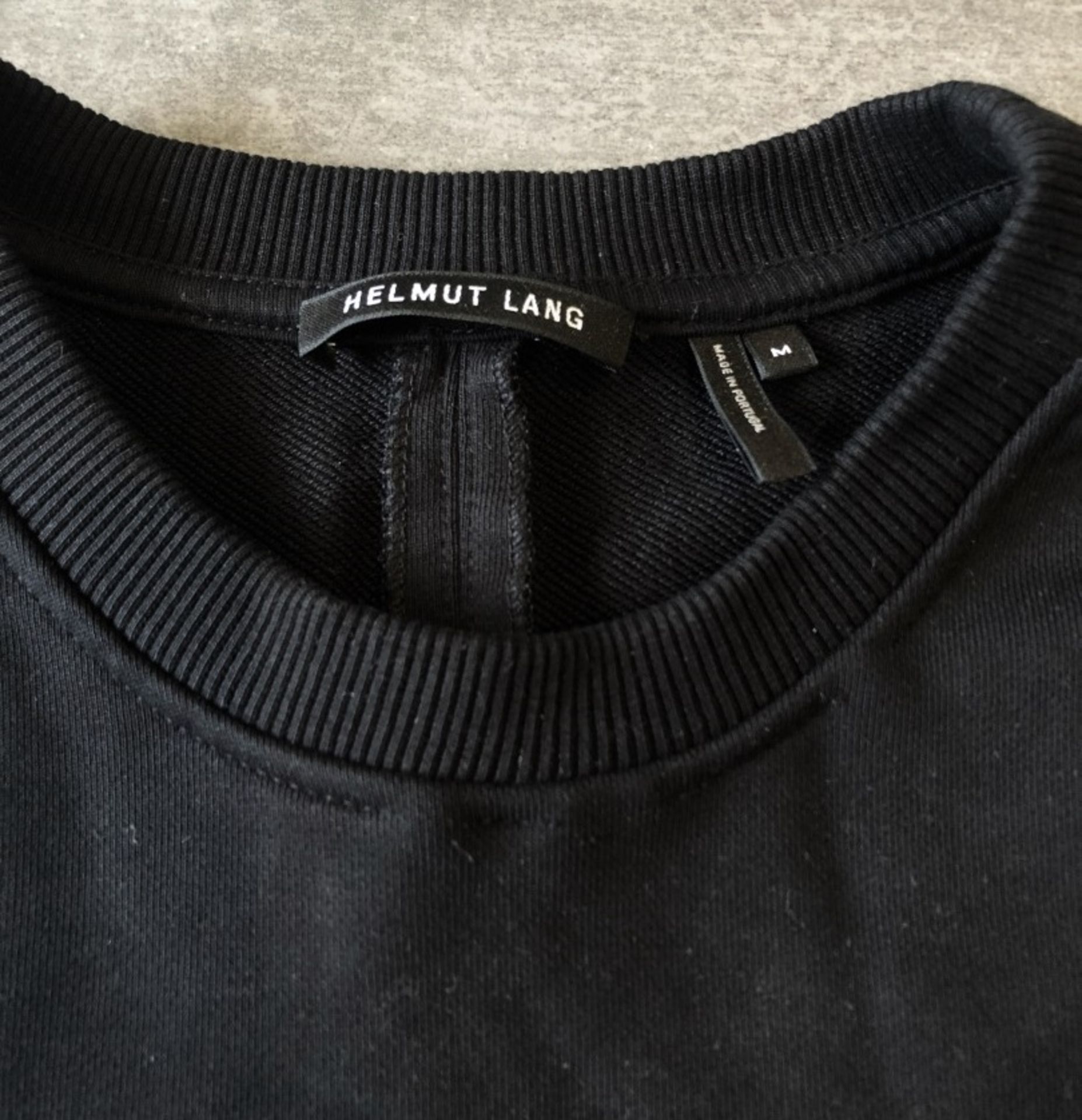 1 x Men's Genuine Helmut Lang Sweatshirt - Black - Size (EU/UK): M/M - Original RRP £180.00 - Image 3 of 7
