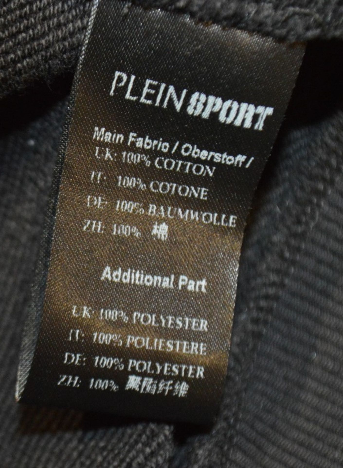 1 x Men's Genuine Phillip Plein Designer Tracksuit In Black - Size: Medium - Includes Hooded Top & - Image 3 of 13