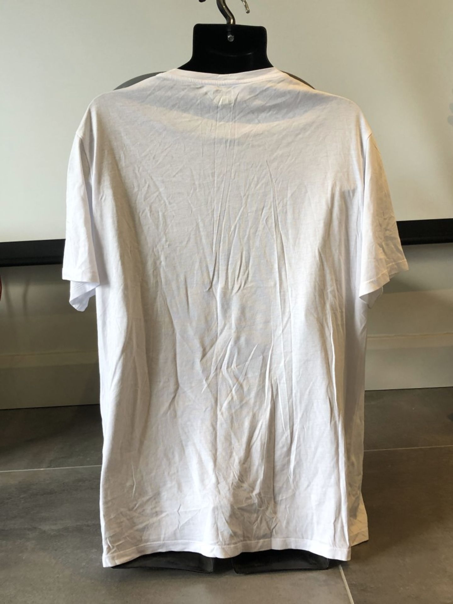 1 x Men's Genuine Neil Barrett Designer T-Shirt In White - Preowned - Ref: JS169 - NO VAT - Image 3 of 7