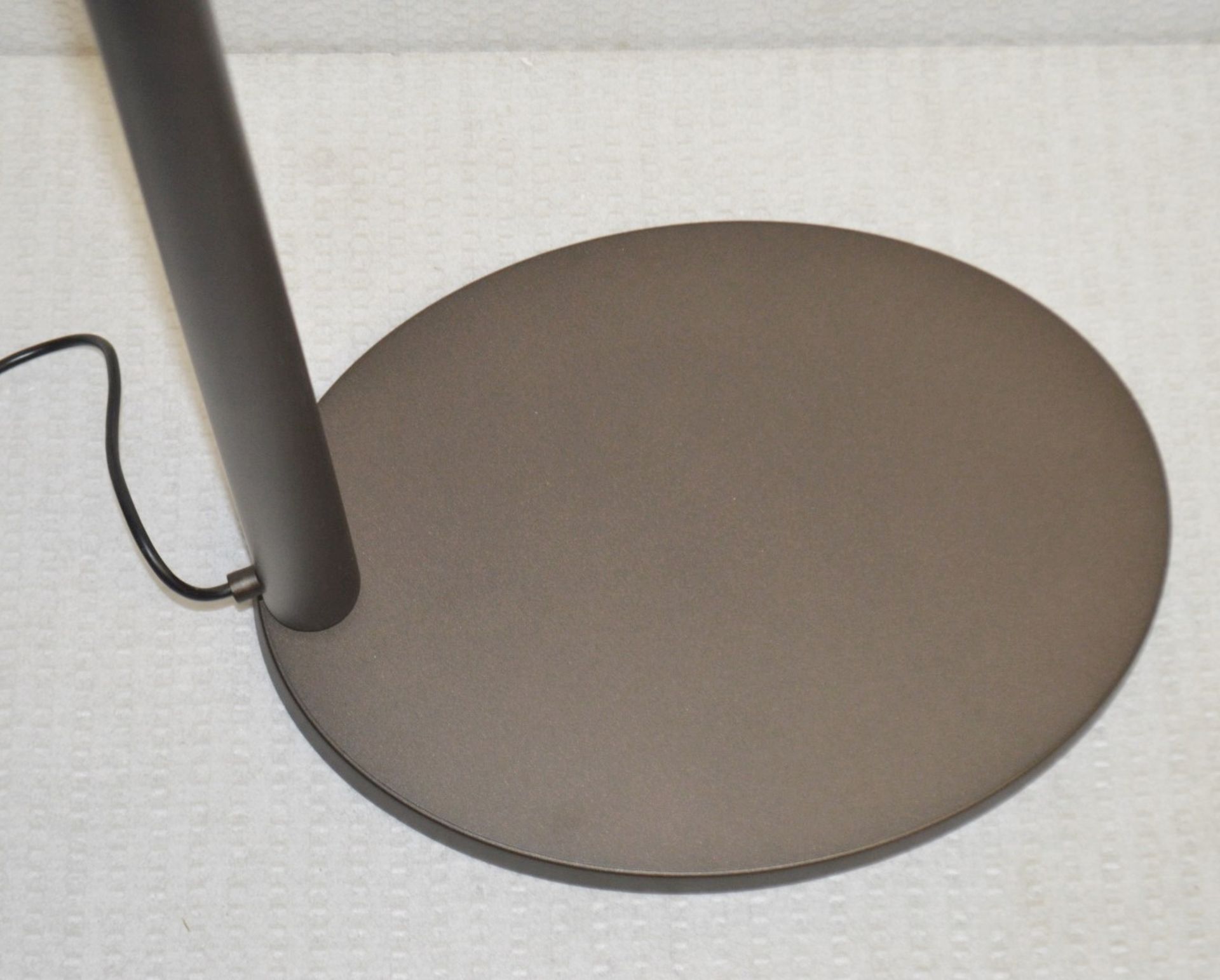 1 x CHELSOM Freestanding Floor Lamp In A Black Bronze Finish With Stylish Oval Base - Unused Boxed - Image 2 of 6