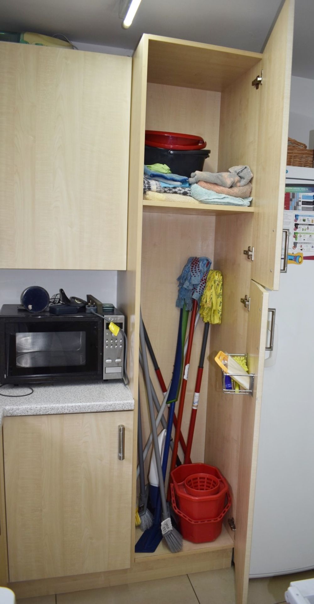 1 x Kitchen Utility Room - Features Birch Cabinet Doors, Sink Basin With Mixer Tap, Larder Unit - Image 7 of 13