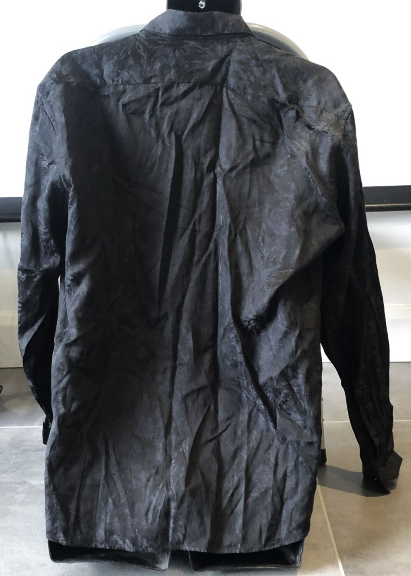 1 x Men's Genuine Saint Laurent Designer Long Sleeve Shirt In Black - Preowned - Original RRP £380 - Image 3 of 7