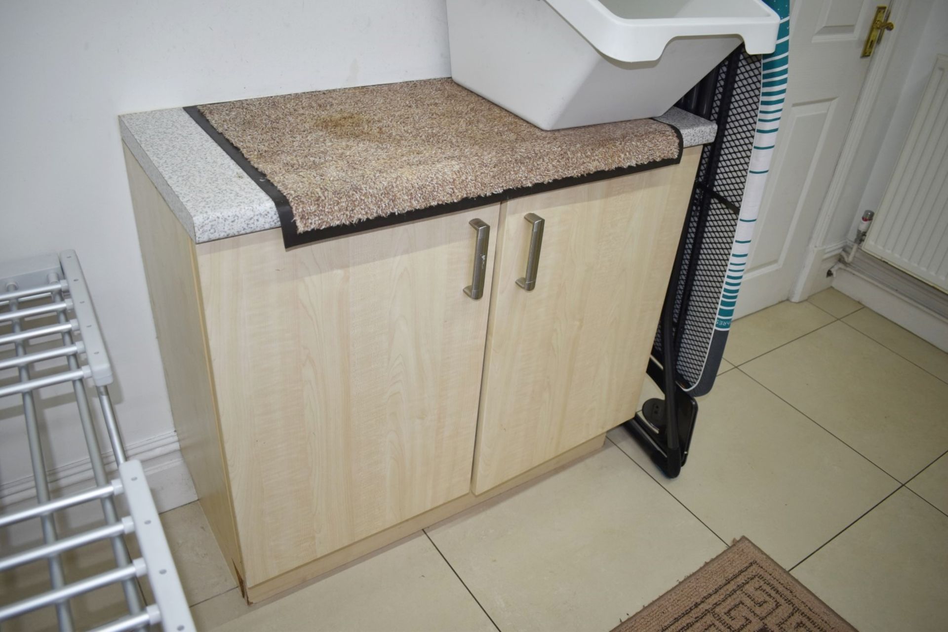 1 x Kitchen Utility Room - Features Birch Cabinet Doors, Sink Basin With Mixer Tap, Larder Unit - Image 6 of 13