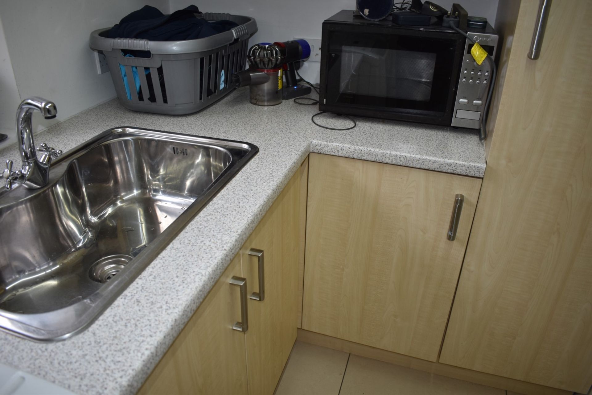 1 x Kitchen Utility Room - Features Birch Cabinet Doors, Sink Basin With Mixer Tap, Larder Unit - Image 2 of 13