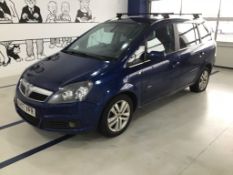 2007 Vauxhall Zafira Design 5dr MPV - CL505 - NO VAT ON THE HAMMER - Location: Corby