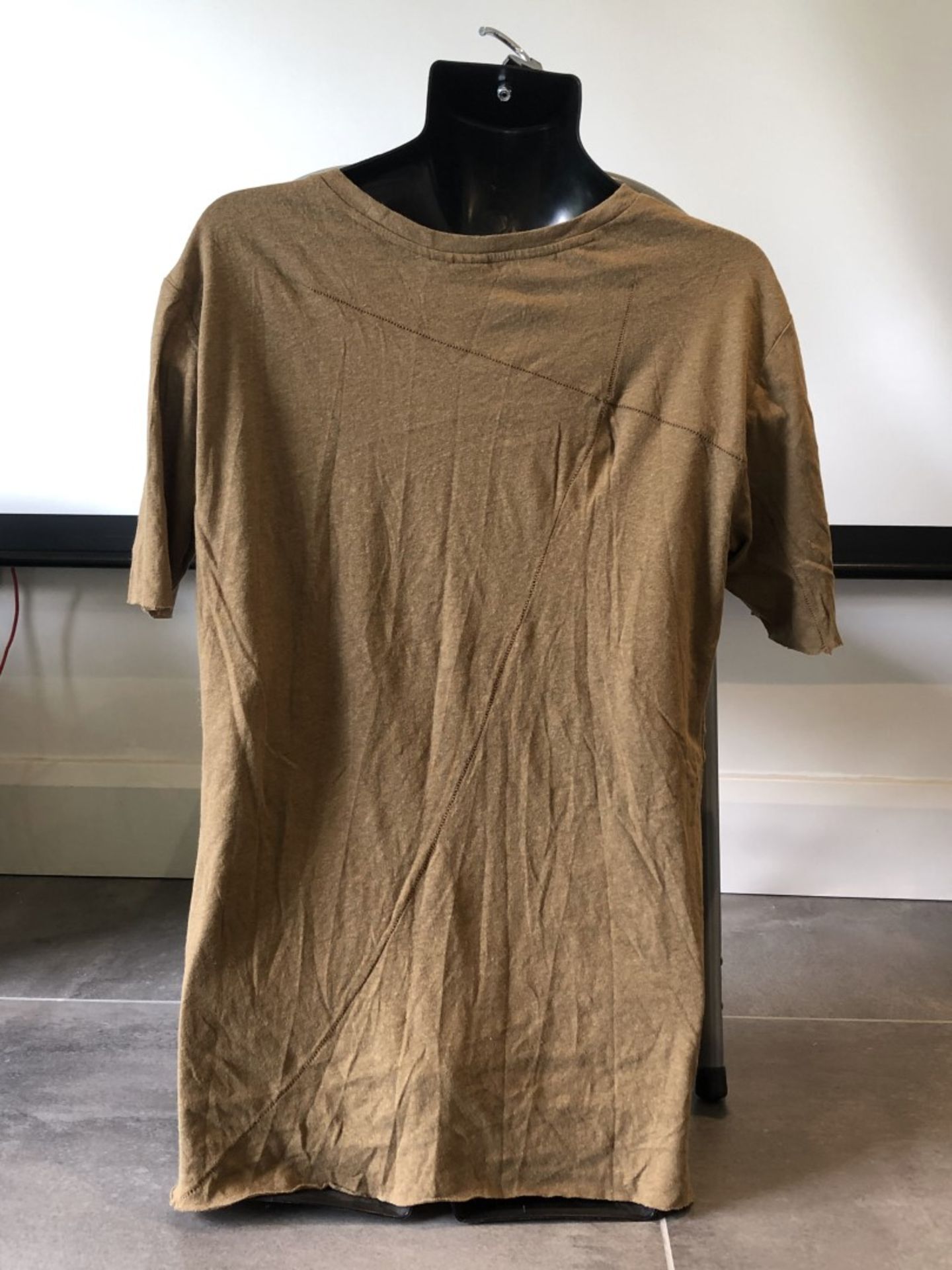 1 x Men's Genuine Thom/Krom T-Shirt In Brown - Size (EU/UK): L/L - Preowned - Ref: JS175 - NO VAT ON - Image 2 of 5