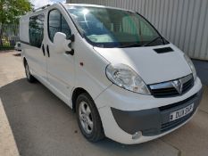 2011 Vauxhall Vivaro 2900 D/C LWB Crew Van - CL505 - NO VAT ON THE HAMMER - Location: Corby