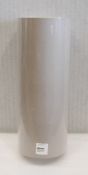 1 x CHELSOM Wall Mounted Light Uplight With Large Cylindrical Shade In A Neutral Tone - Unused Boxed