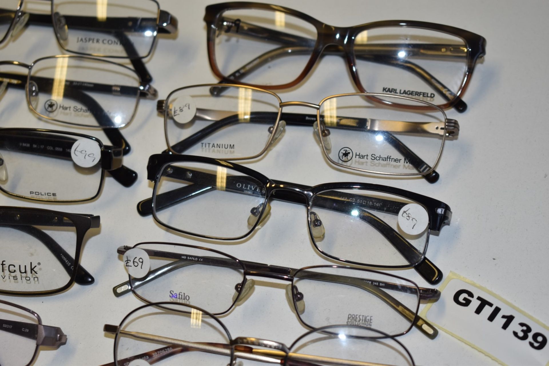 10 x Assorted Pairs of Designer Spectacle Eye Glasses - Ex Display Stock - Brands Include Jasper - Image 13 of 14