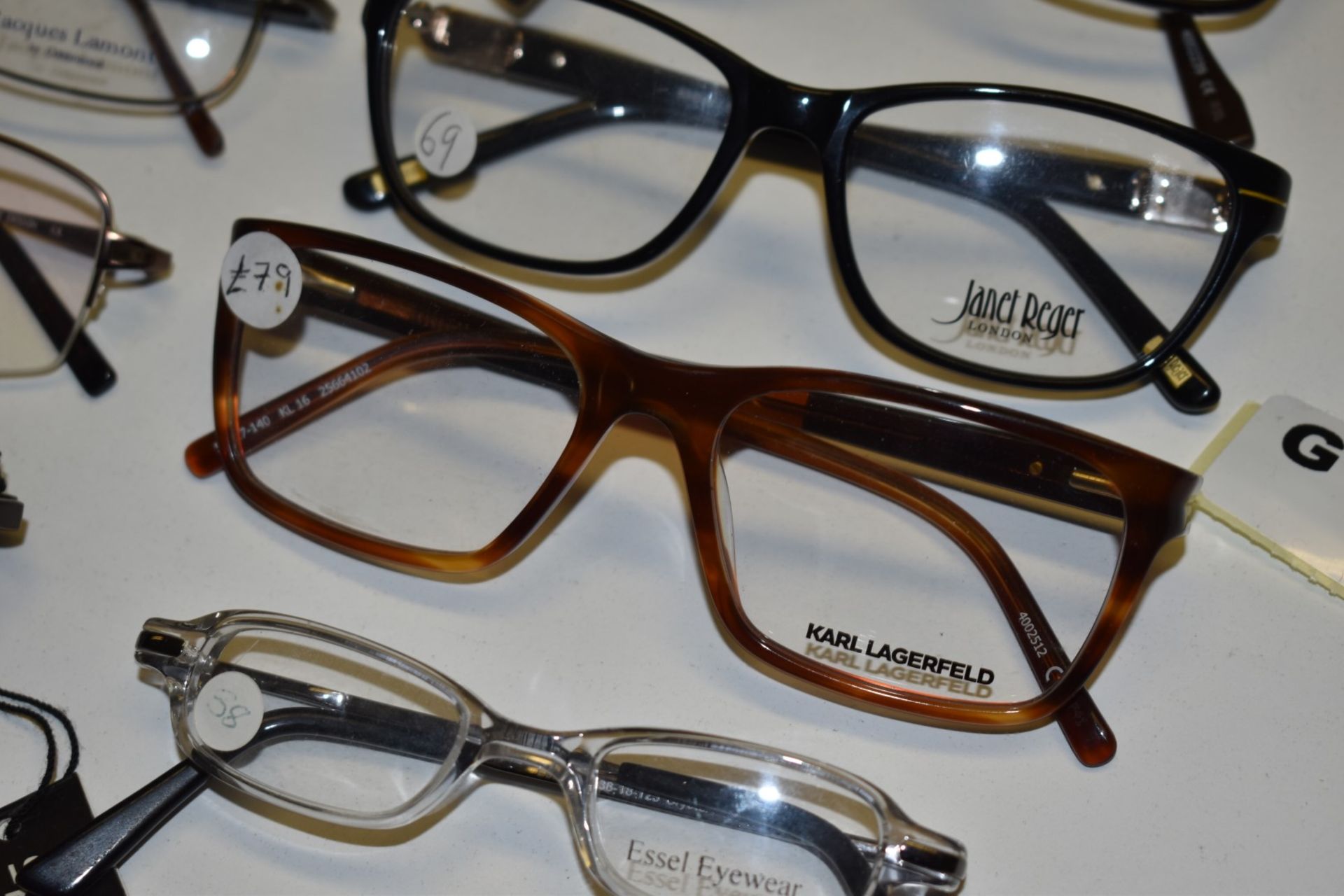 10 x Assorted Pairs of Designer Spectacle Eye Glasses - Ex Display Stock - Brands Include Jacques - Image 6 of 9