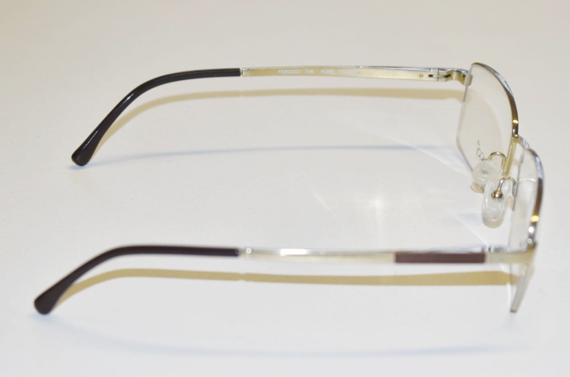 1 x Genuine FERUCCI Spectacle Eye Glasses Frame - Ex Display Stock  - Ref: GTI182 - CL645 - - Image 12 of 12