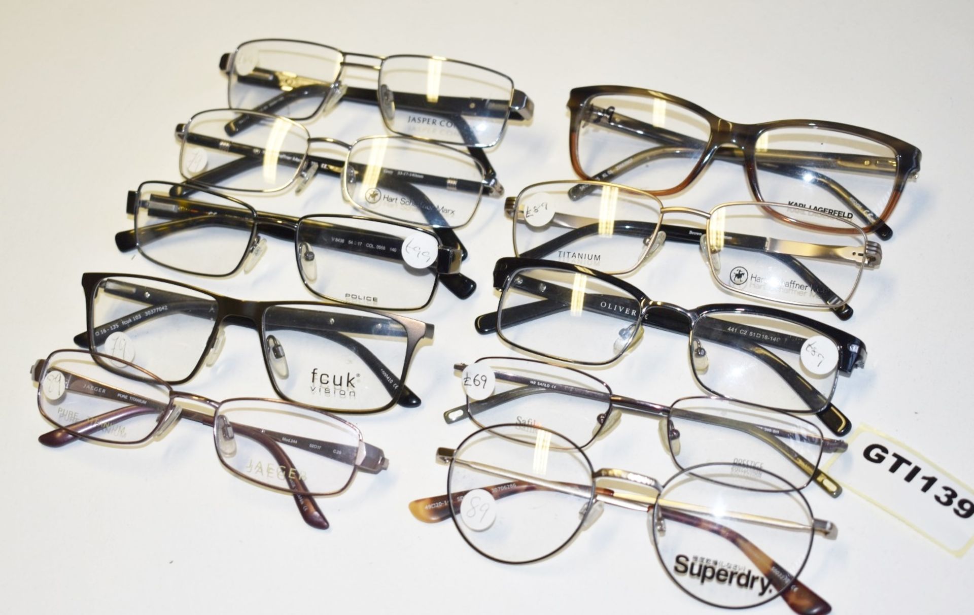 10 x Assorted Pairs of Designer Spectacle Eye Glasses - Ex Display Stock - Brands Include Jasper - Image 14 of 14