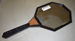 1 x Vogue Florence Line Hand Mirror - Ref: GTI161 - CL645 - Location: Altrincham WA14