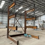 1 x Heavy Duty Cantilever Racking Unit - Ideal For Builders Merchants or Warehouses - 1 Ton Per