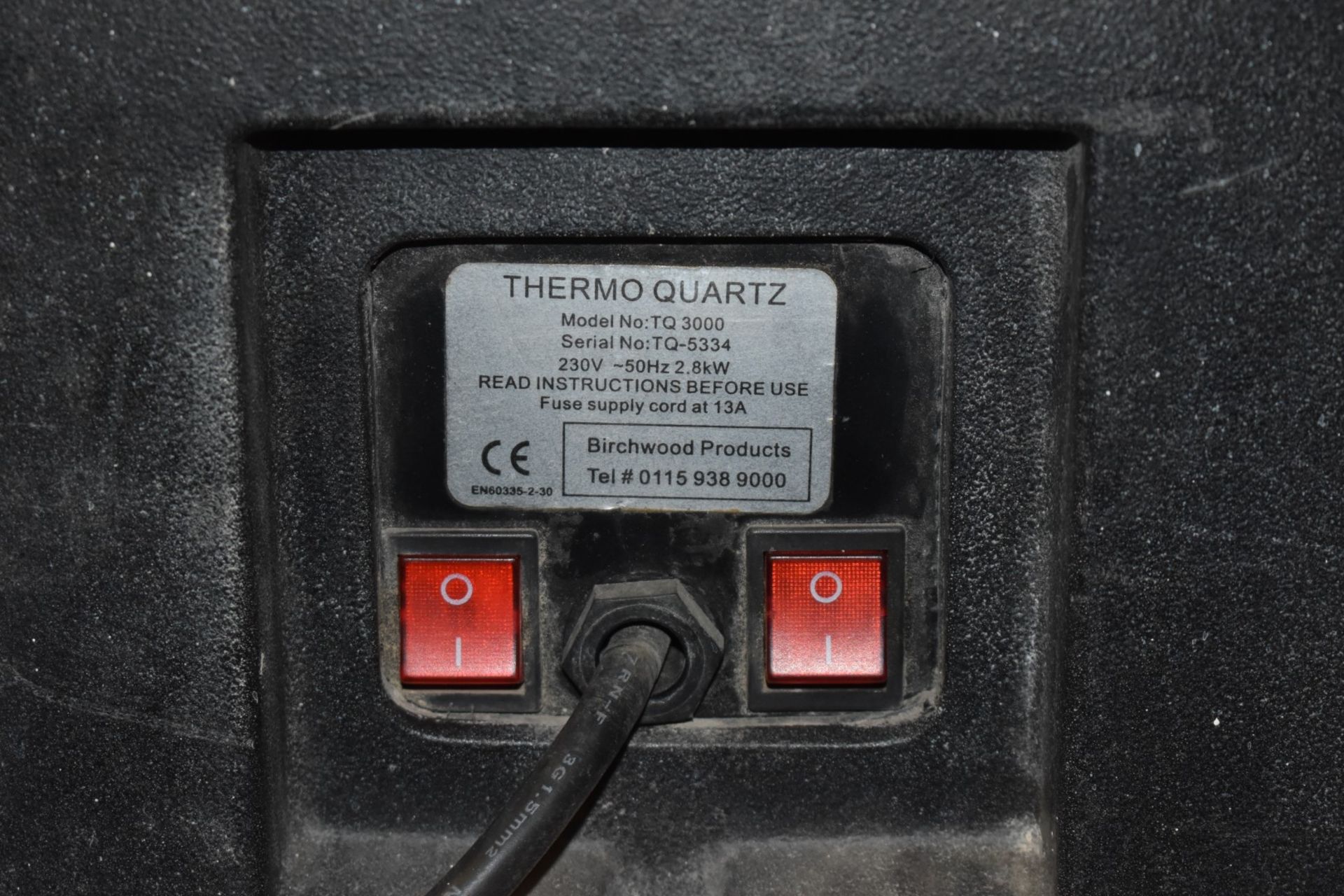 1 x Thermo Quartz Workshop Heater - Model TQ3000 - 240v - Ref: GTI162 - CL645 - Location: Altrincham - Image 4 of 5