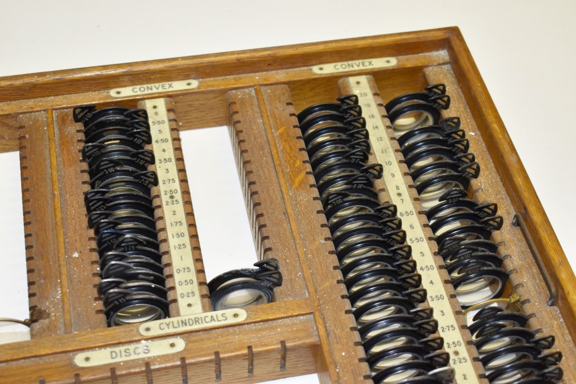 2 x Sets of Vintage Opticians Lenses in Wooden Cases - Ref: GTI151 - CL645 - Location: Altrincham - Image 6 of 21