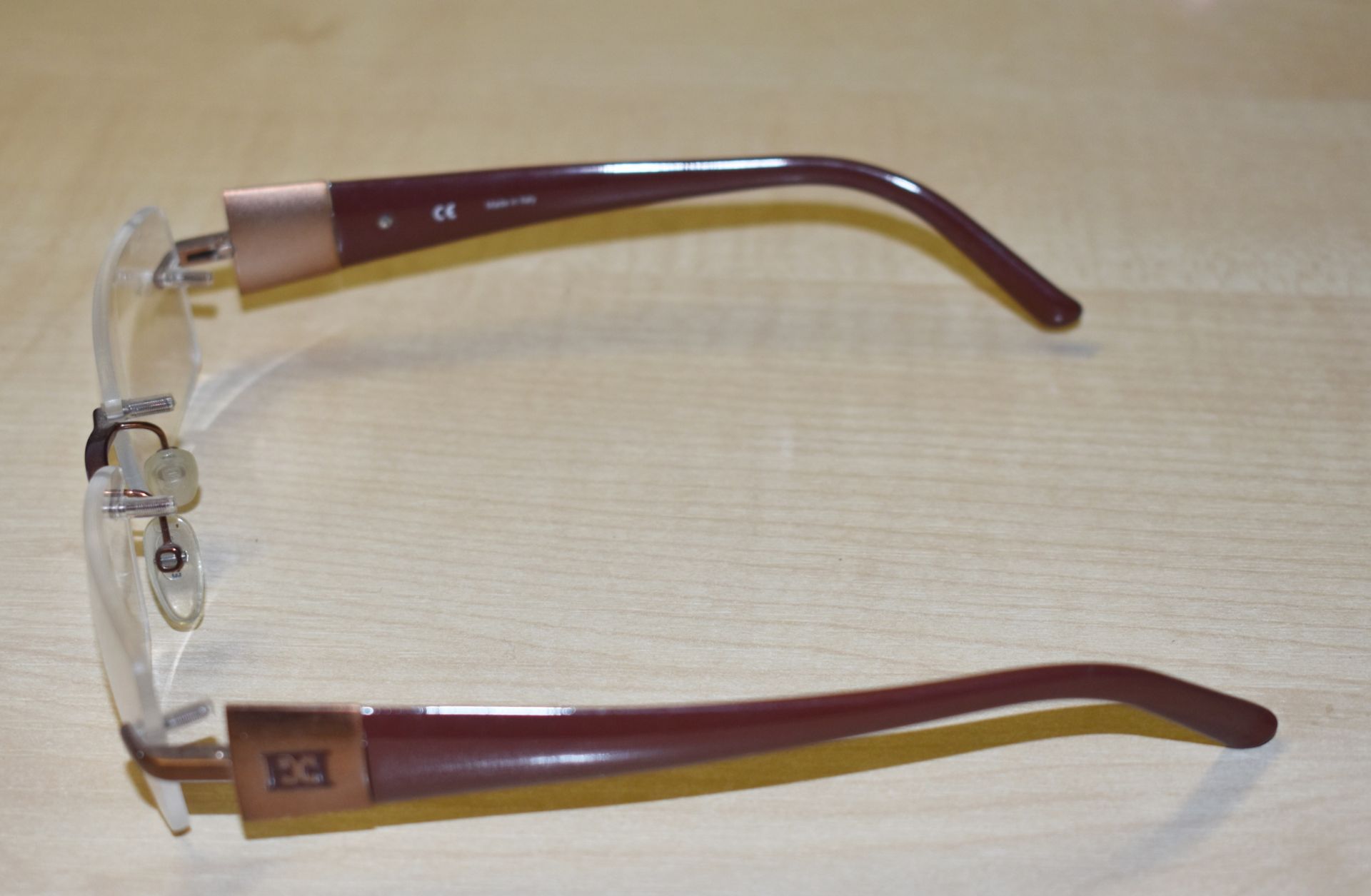 1 x Genuine ESCADA Spectacle Eye Glasses Frame - Ex Display Stock  - Ref: GTI199 - CL645 - Location: - Image 7 of 8