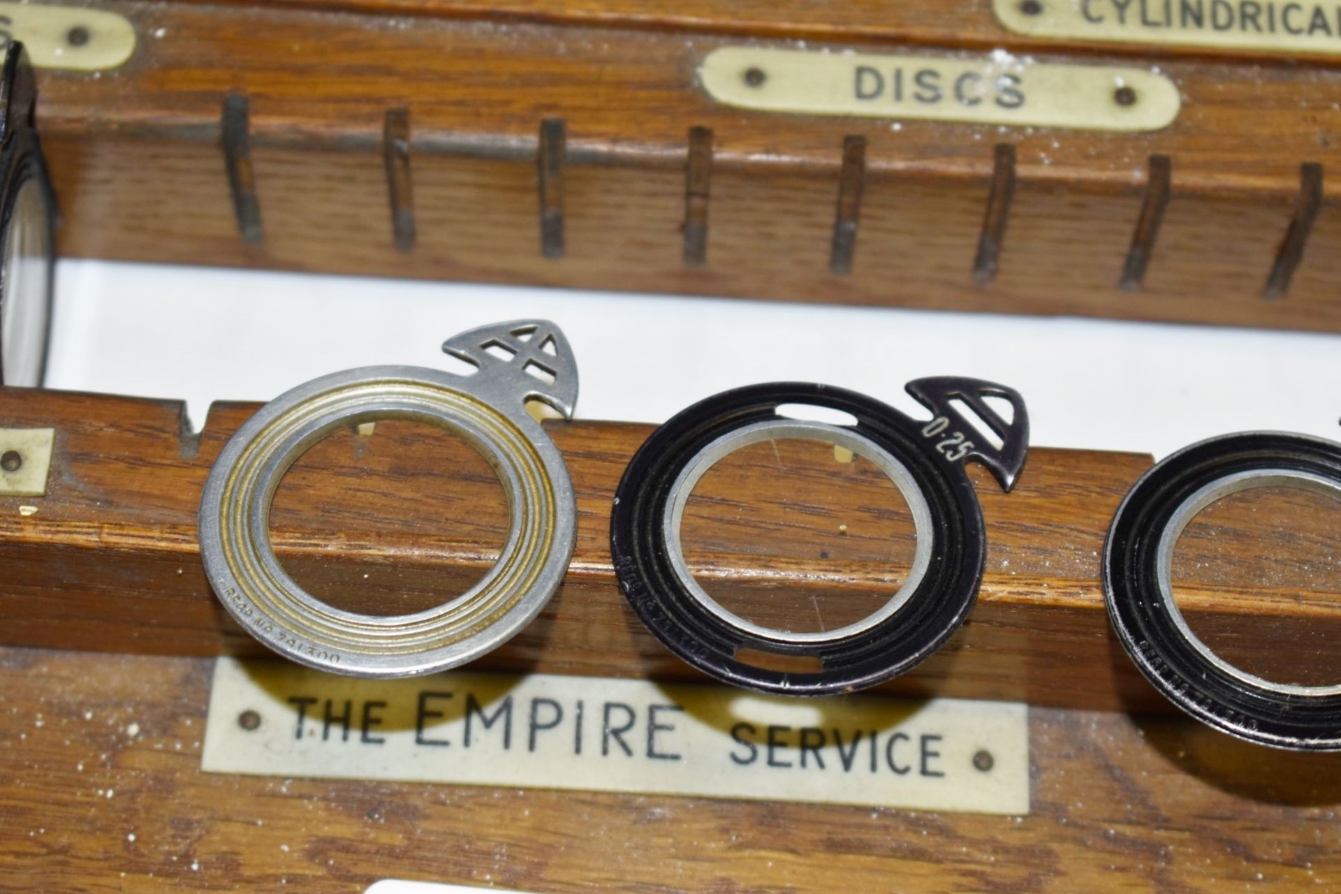 2 x Sets of Vintage Opticians Lenses in Wooden Cases - Ref: GTI151 - CL645 - Location: Altrincham - Image 14 of 21