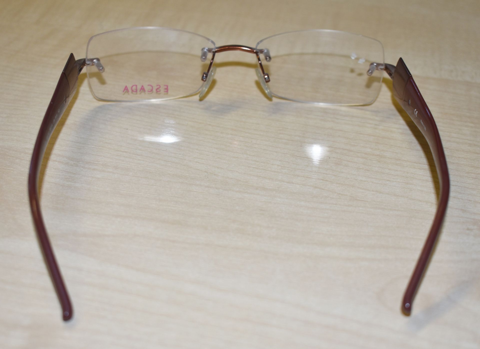1 x Genuine ESCADA Spectacle Eye Glasses Frame - Ex Display Stock  - Ref: GTI199 - CL645 - Location: - Image 4 of 8