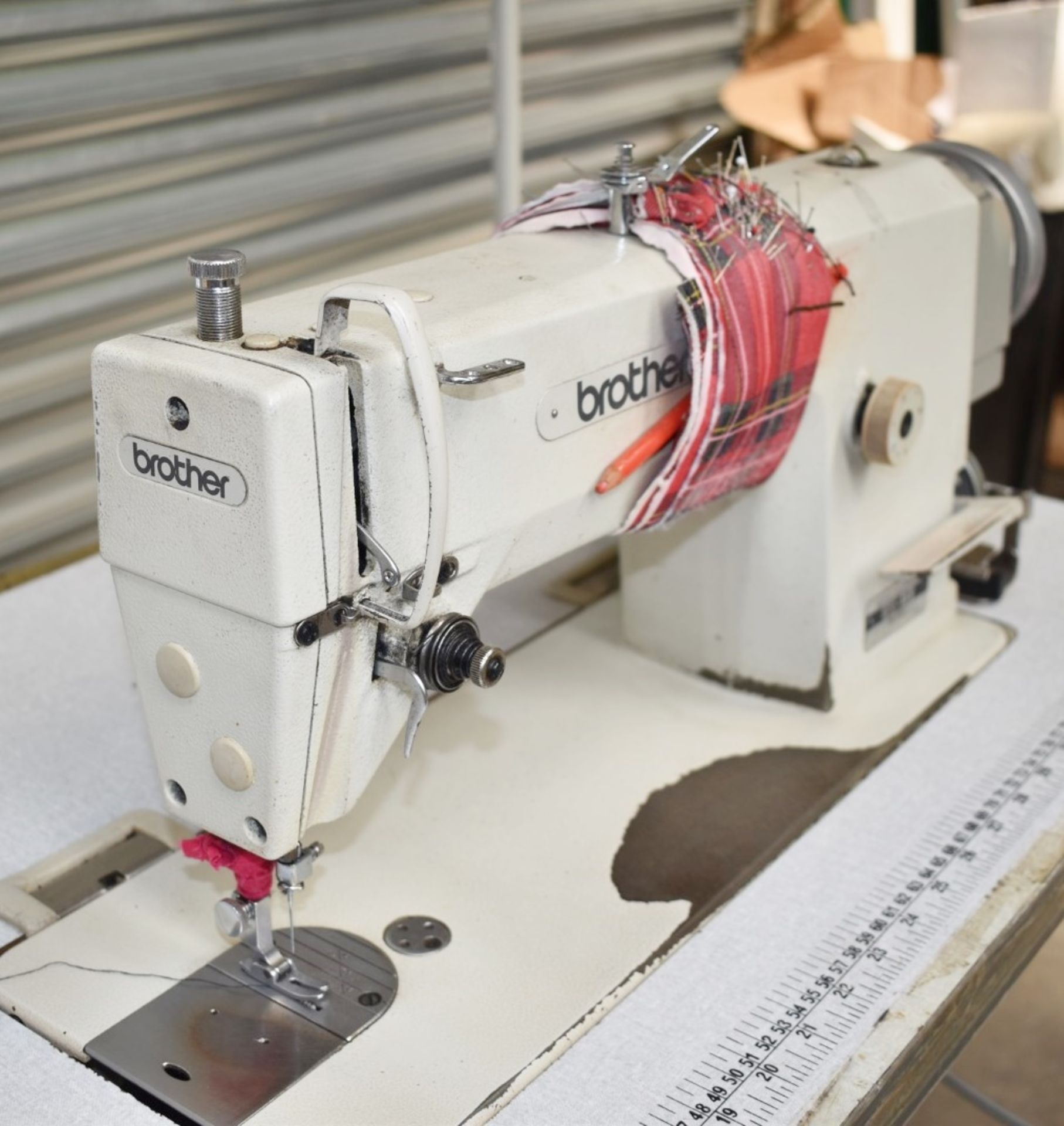 1 x Brother Lockstitch Straight Stitch Industrial Sewing Machine - Model B755-MKIII - Image 13 of 18