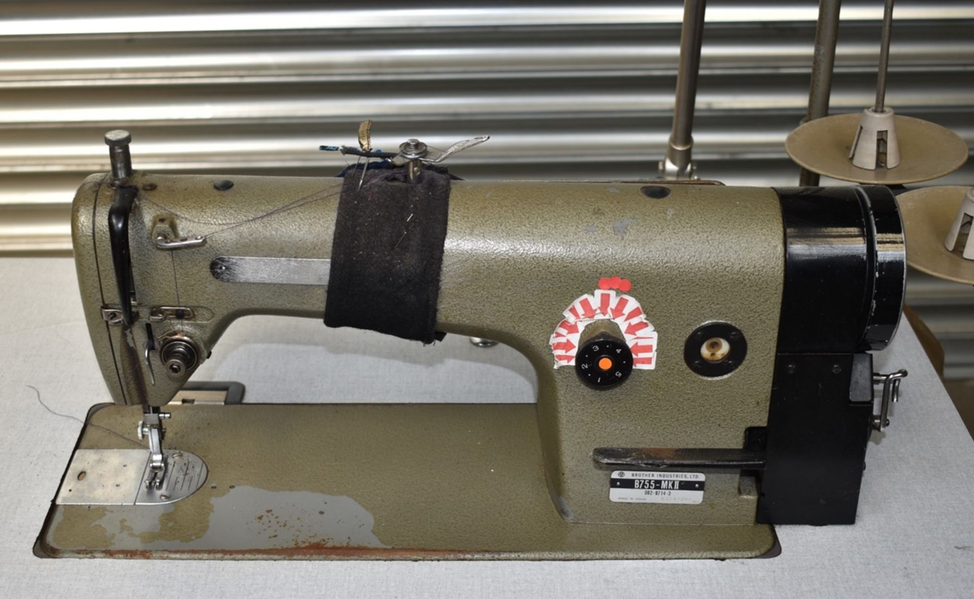 1 x Brother Lockstitch Straight Stitch Industrial Sewing Machine - Model B755-MKII - Image 7 of 22