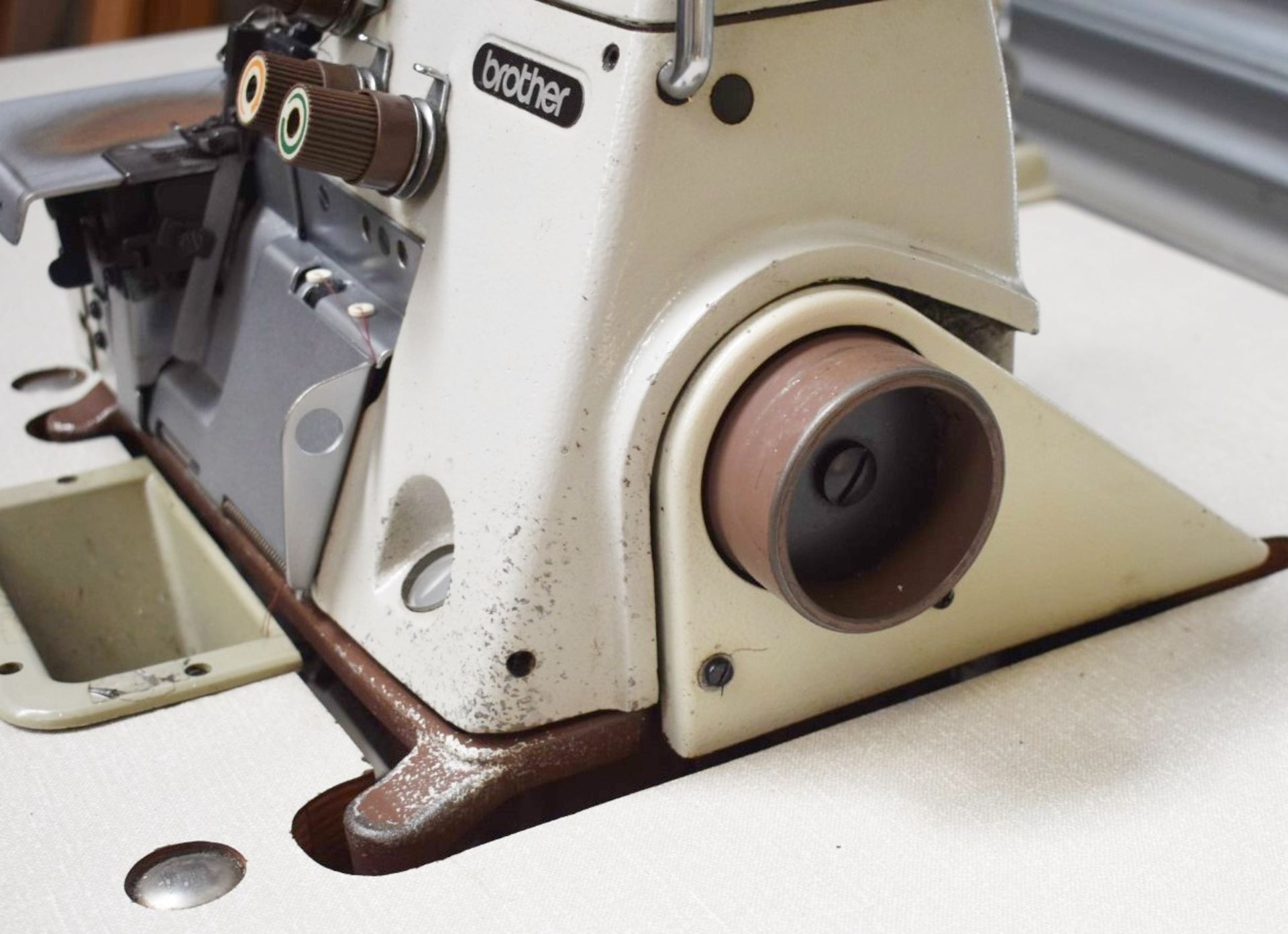 1 x Brother 3 Thread Overlock Industrial Sewing Machine - Model EF4-B511 - Image 9 of 27
